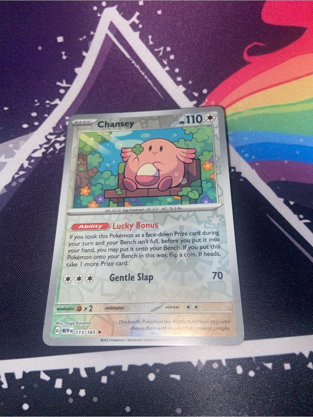 Chansey Rev Holo (113/165)